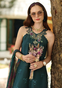 Noor By Saadia Asad Eid Luxury Printskhas'26 D-06 Coblat Teal