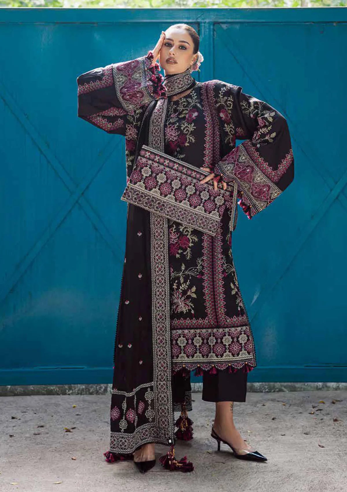 mohsin-saeed-fabrics-affordable-luxury-outfits-for-daily-formal-and-wedding-wear-This-product-is-from-marjjan-lovella-emb-viscose25-mev-48a-black-is-available-on-Mohsin-saeed-fabrics-website.