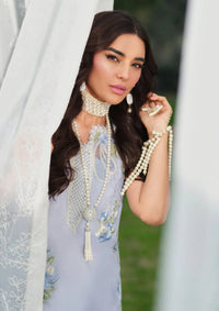 Maryam Hussain Luxury Lawn'26 D-05 Frost