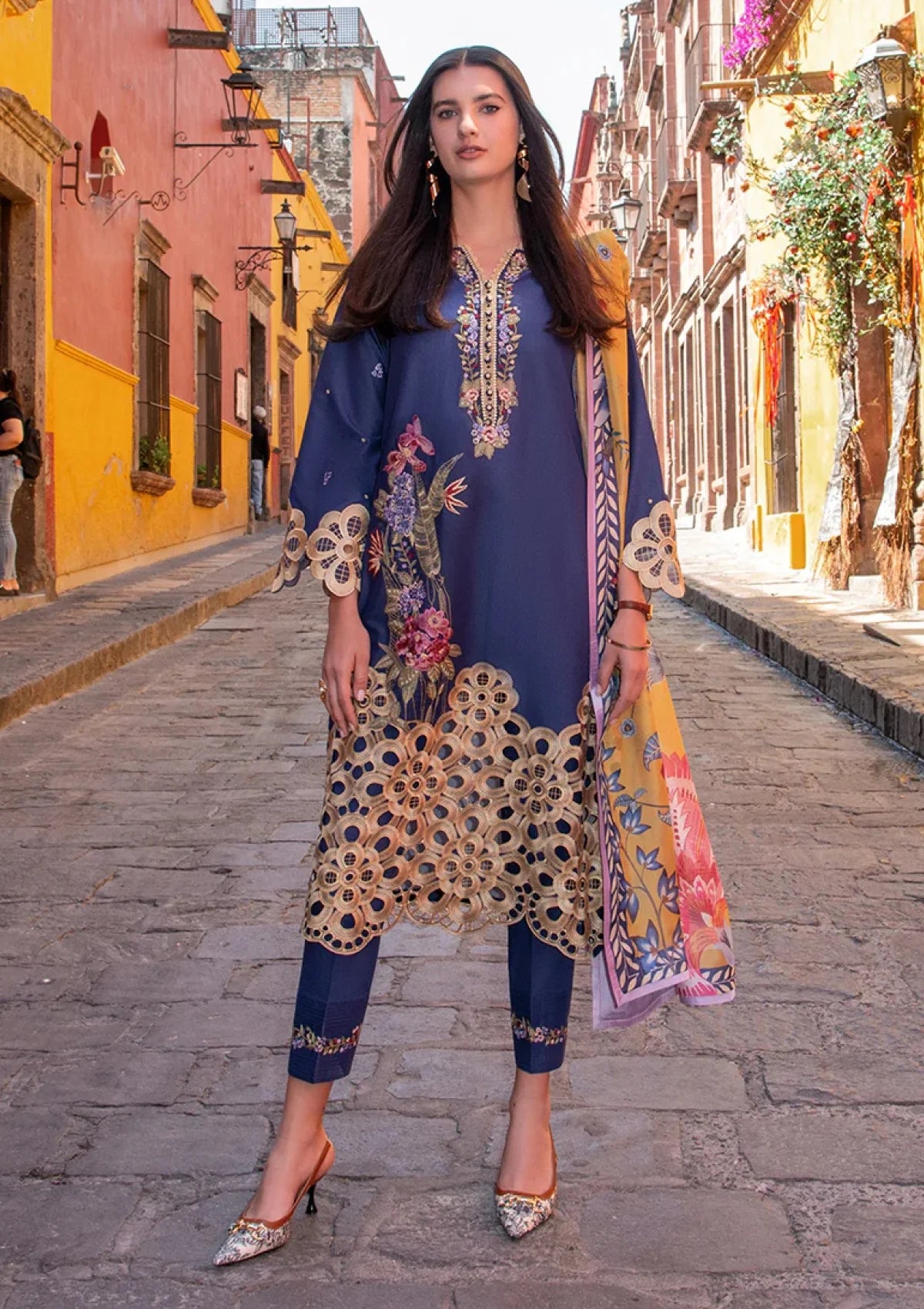 Mushq Odyssey Luxury Lawn'26 D-402 Ines