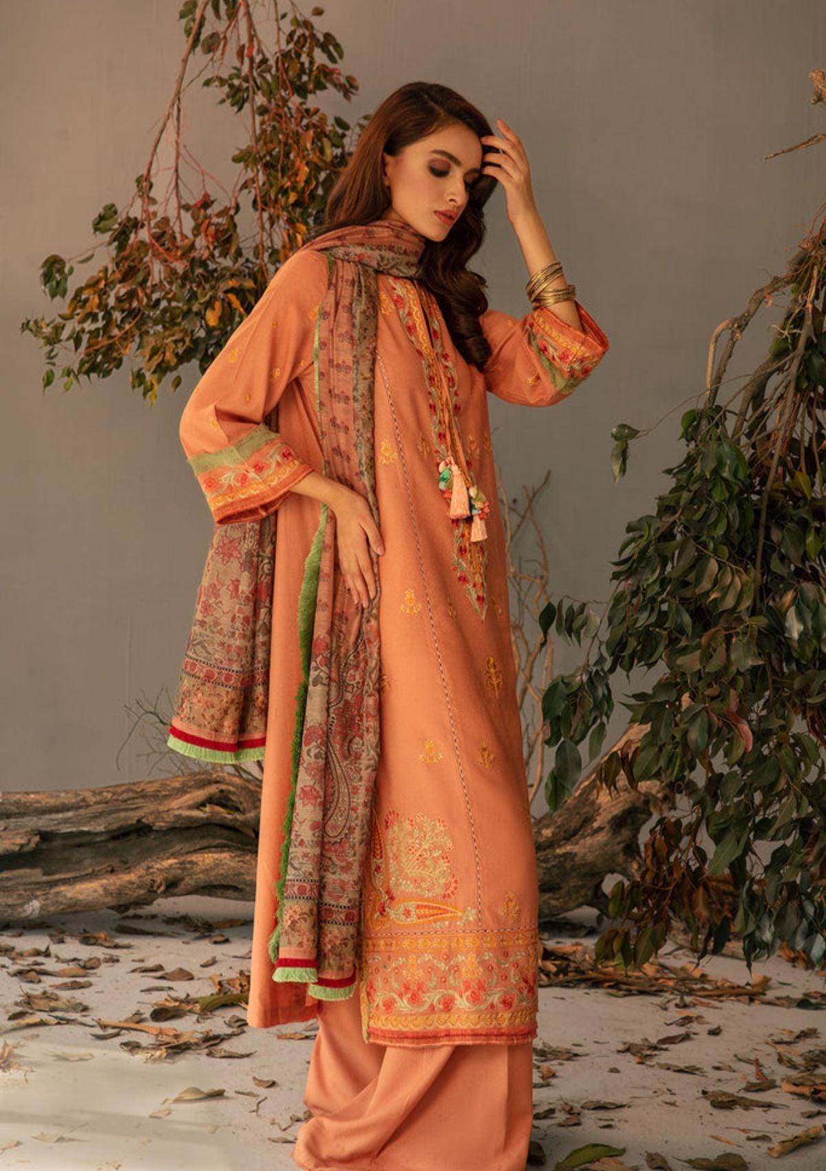 Sobia Nazir Autumn Winter'23 D-02B - Mohsin Saeed Fabrics