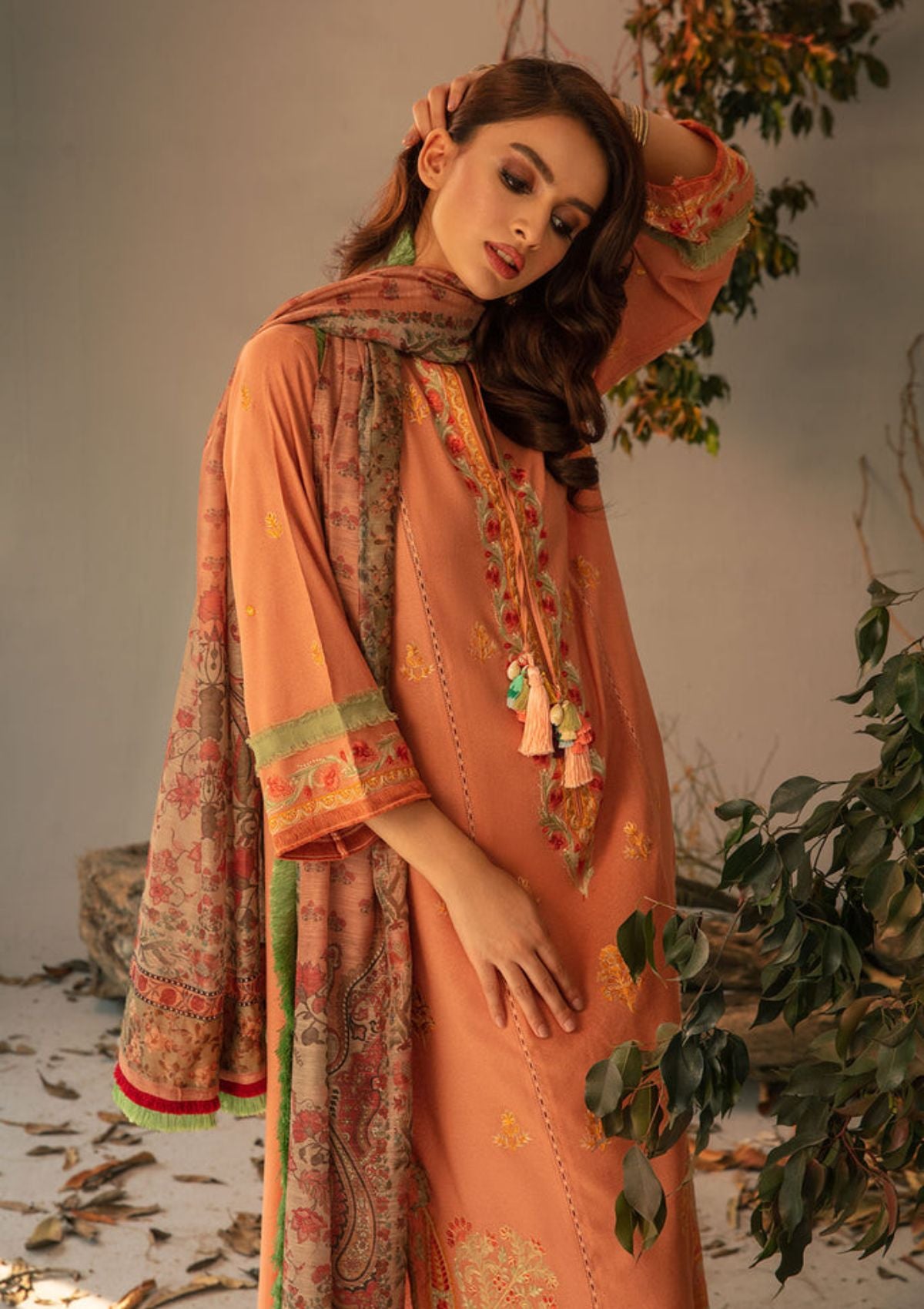 Sobia Nazir Autumn Winter'23 D-02B - Mohsin Saeed Fabrics