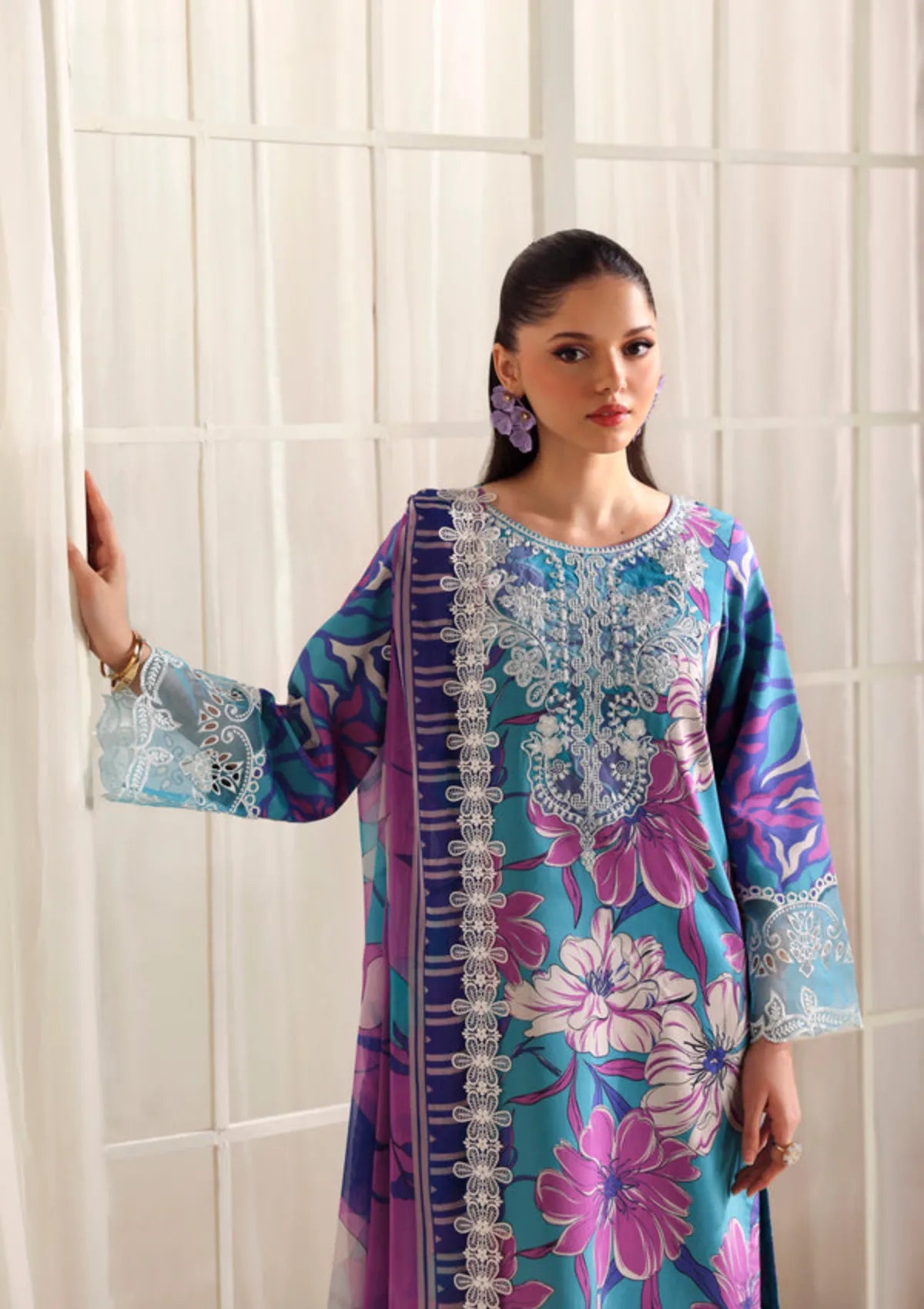 Naqsh Zyrah Fall Winter'25 MULTI BLUE - 00183
