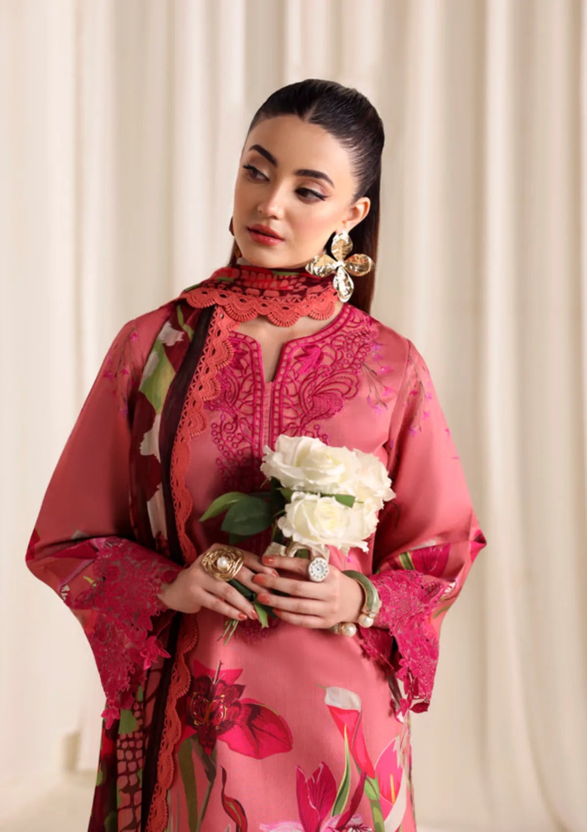 Naqsh Zyrah Fall Winter'25 PEACHY PINK - 00180
