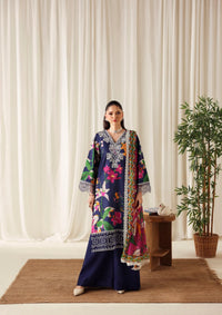 Naqsh Zyrah Fall Winter'25 DARK BLUE - 00190