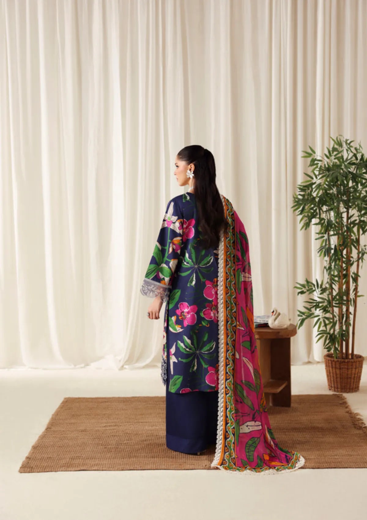 Naqsh Zyrah Fall Winter'25 DARK BLUE - 00190