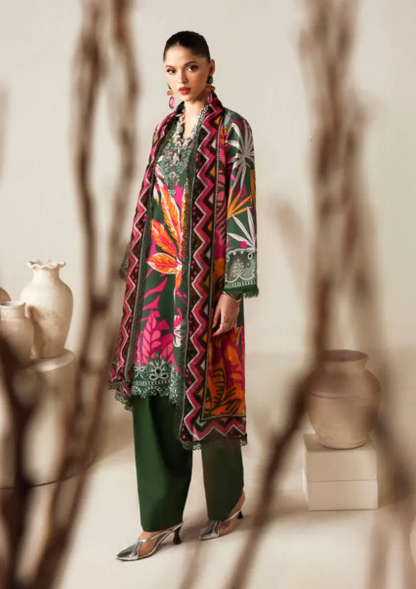 Naqsh Zyrah Fall Winter'25 DARK GREEN- 00185
