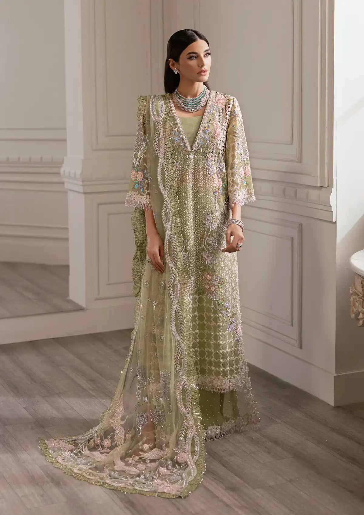 Crimson X Saira Shakira Wedding'24 Sparkle Cascade CW-03