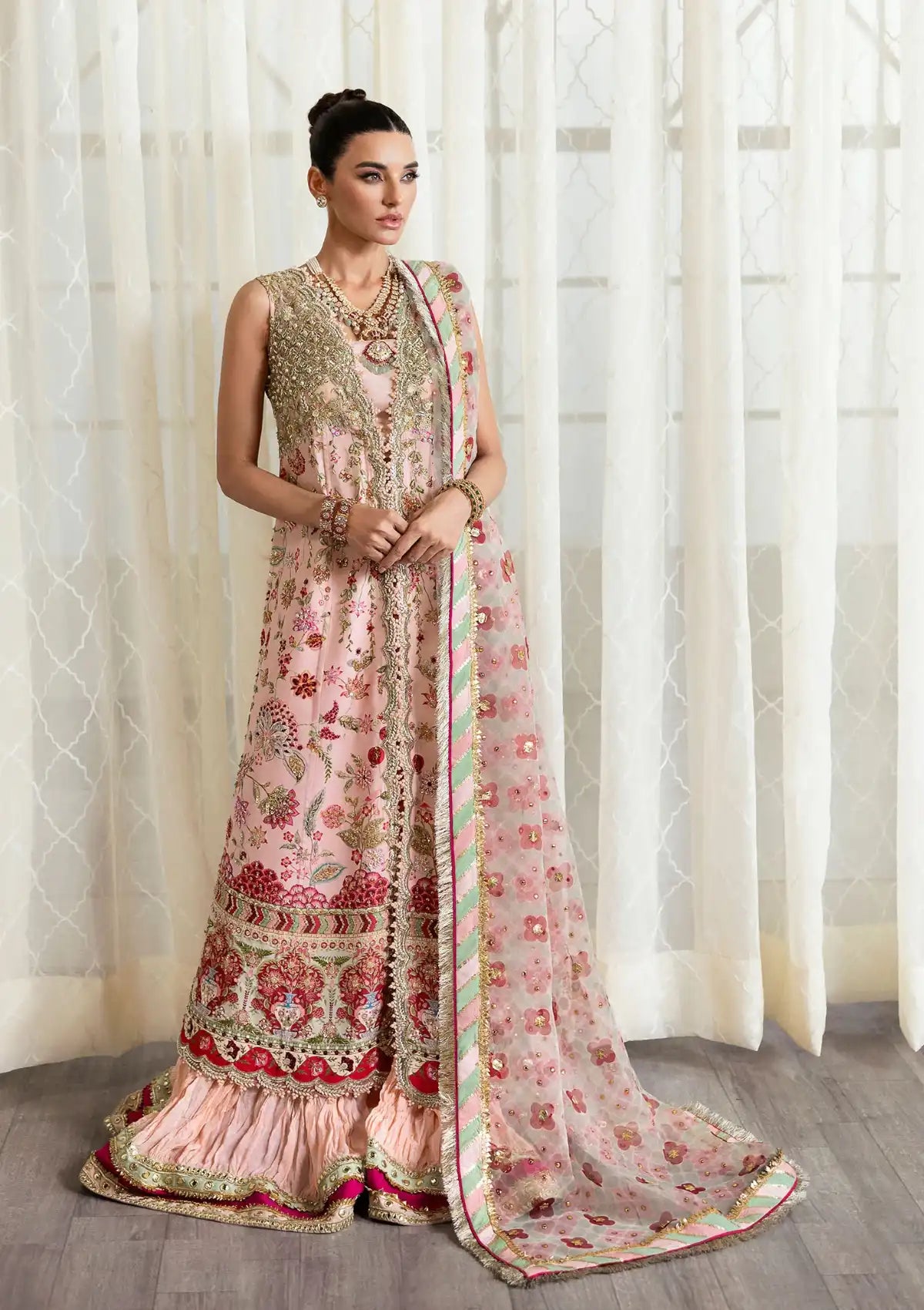 Crimson X Saira Shakira Wedding'25 Crystal Chinoiserie CW-06