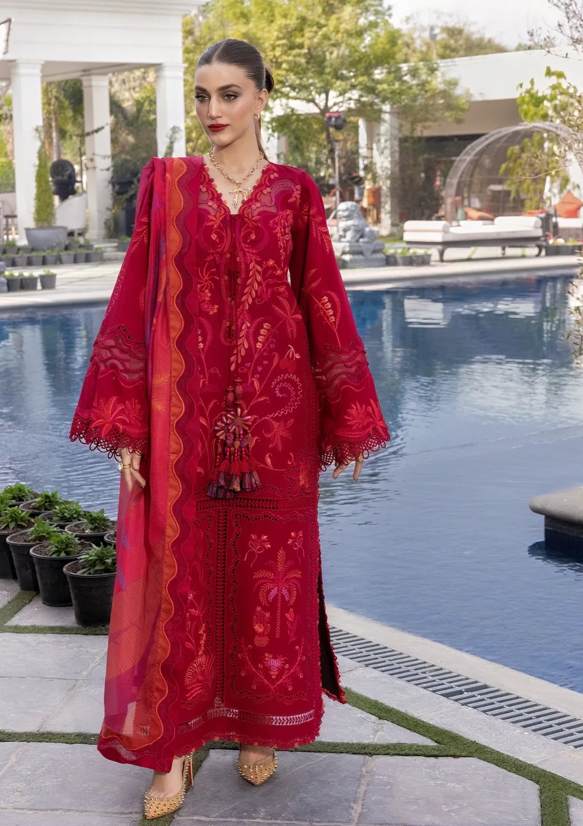 Flow By Crimson Lawn'26 D3A BEAUTY IN BLOOM