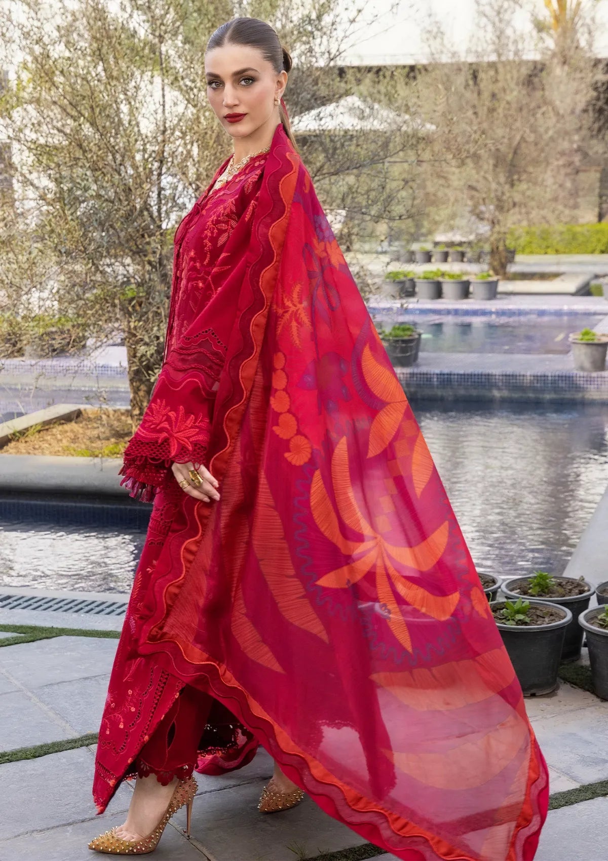 Flow By Crimson Lawn'26 D3A BEAUTY IN BLOOM