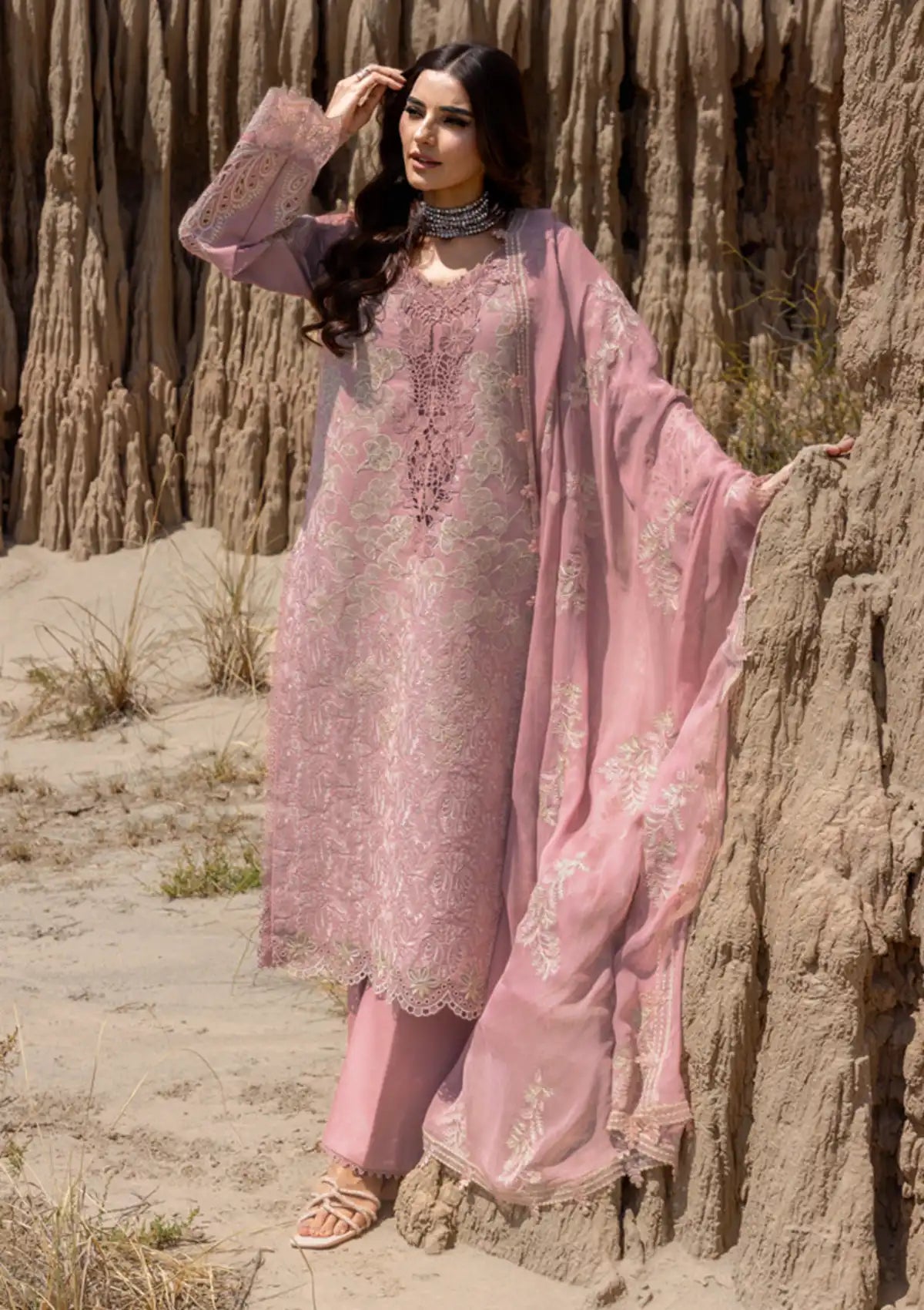 Rang Rasiya Premium Eid Edit'25 D-02 Aysel – Mohsin Saeed Fabrics