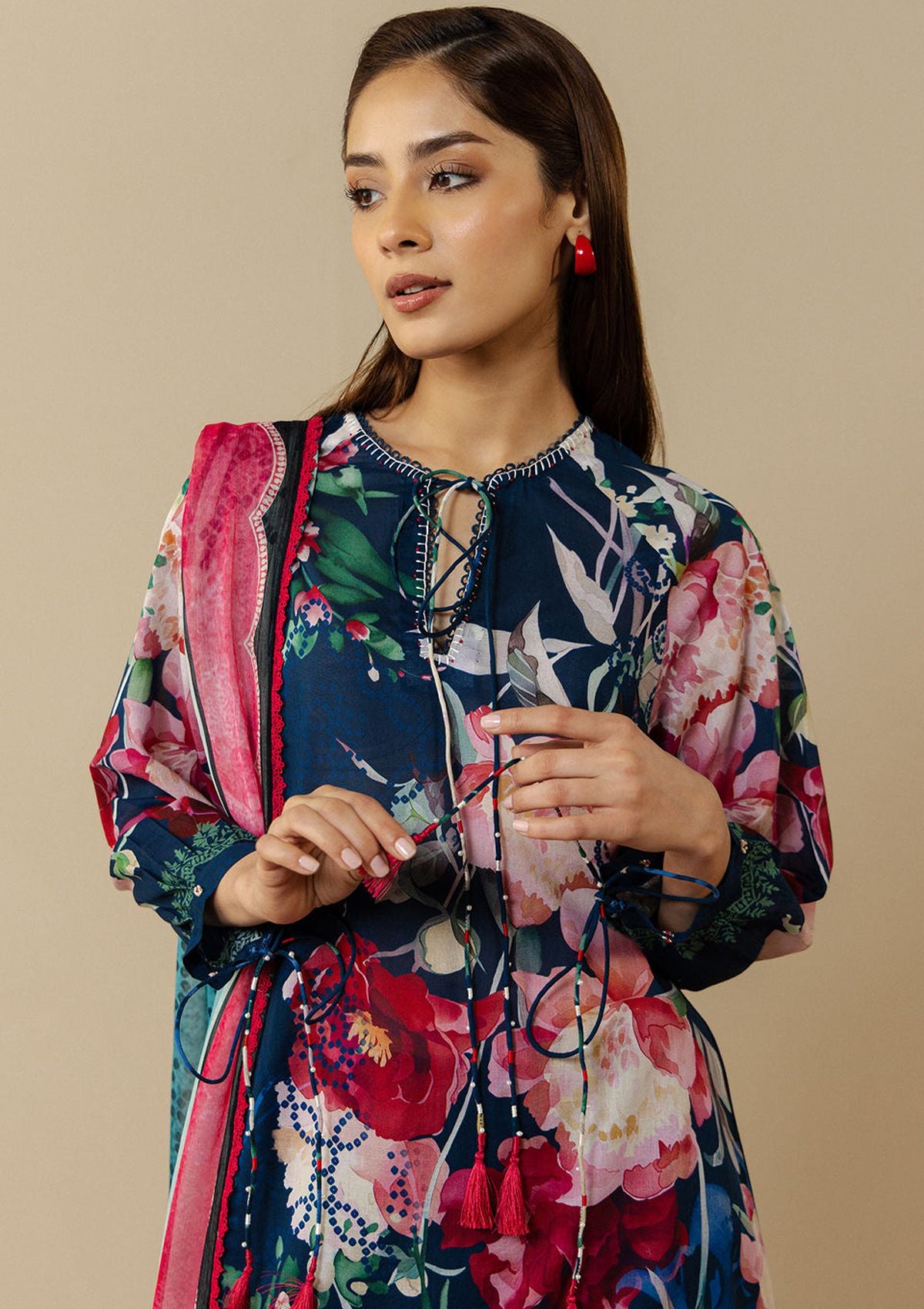 Coco by Zara Shahjahan Prints Drop III'26 D-3A Avena