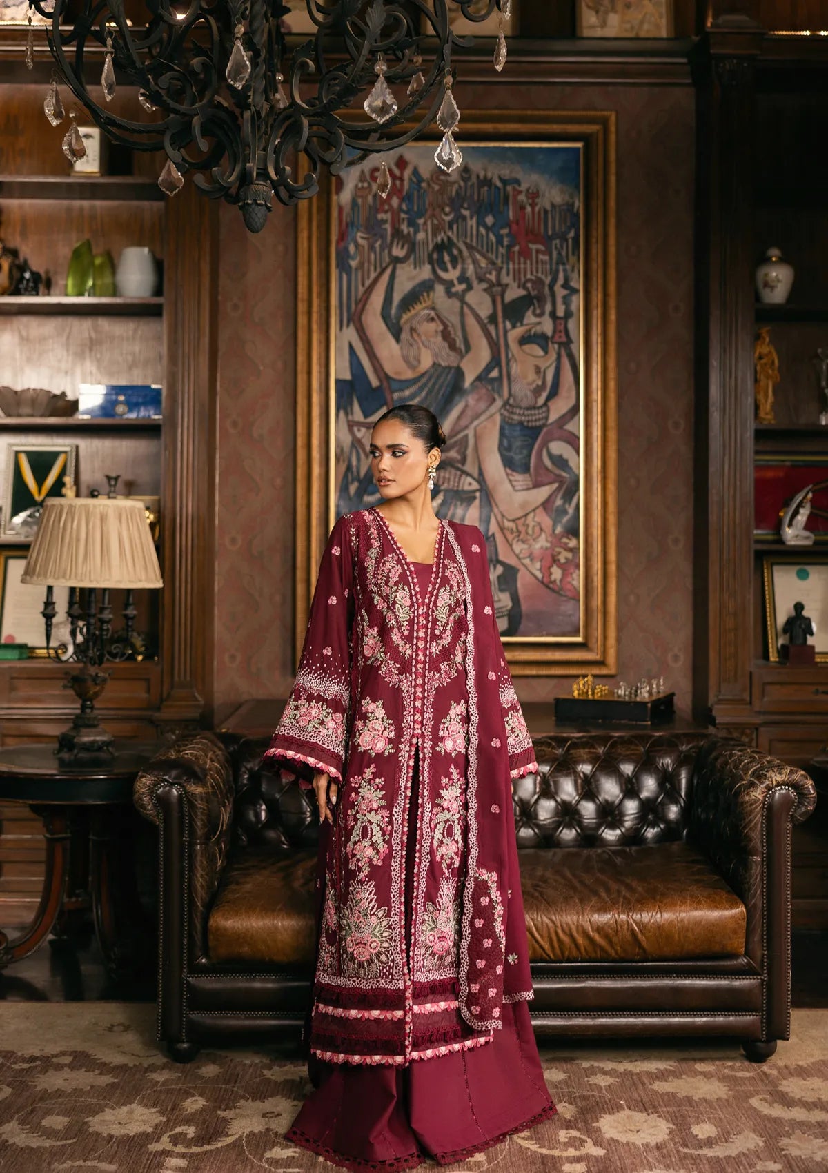 Elaf Luxury Winter'25 EWK-4B Crimsonelle