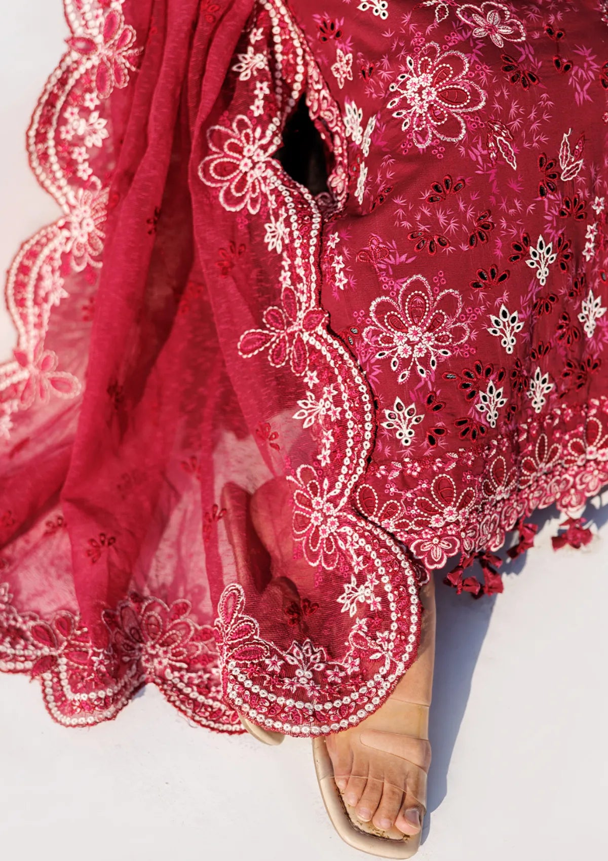 Emaan Adeel Sunlit Groove Luxury Lawn'26 -RADIANT ROSE