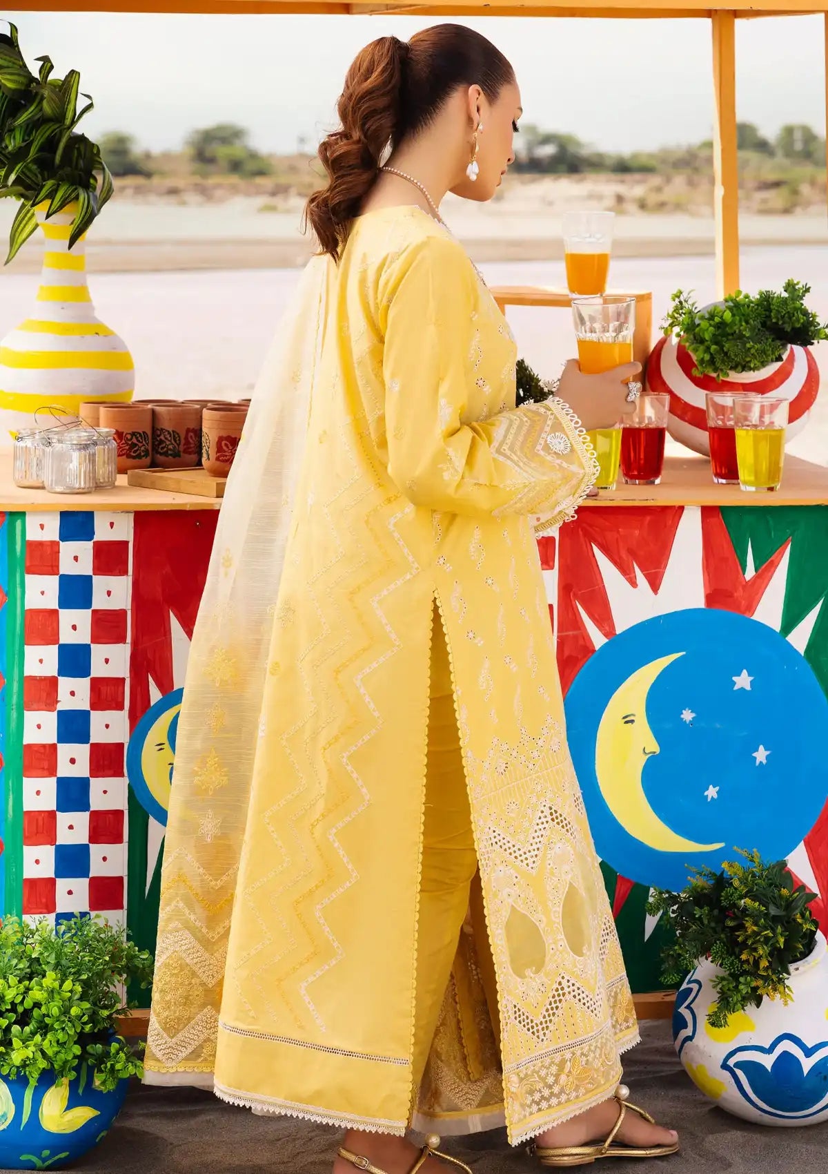 Muscari Premium Emb Lawn'24 MPEC-2027 - Mohsin Saeed Fabrics