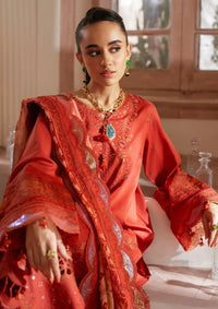 Nureh Maya Embroidered Lawn'24 NS-142 - Mohsin Saeed Fabrics