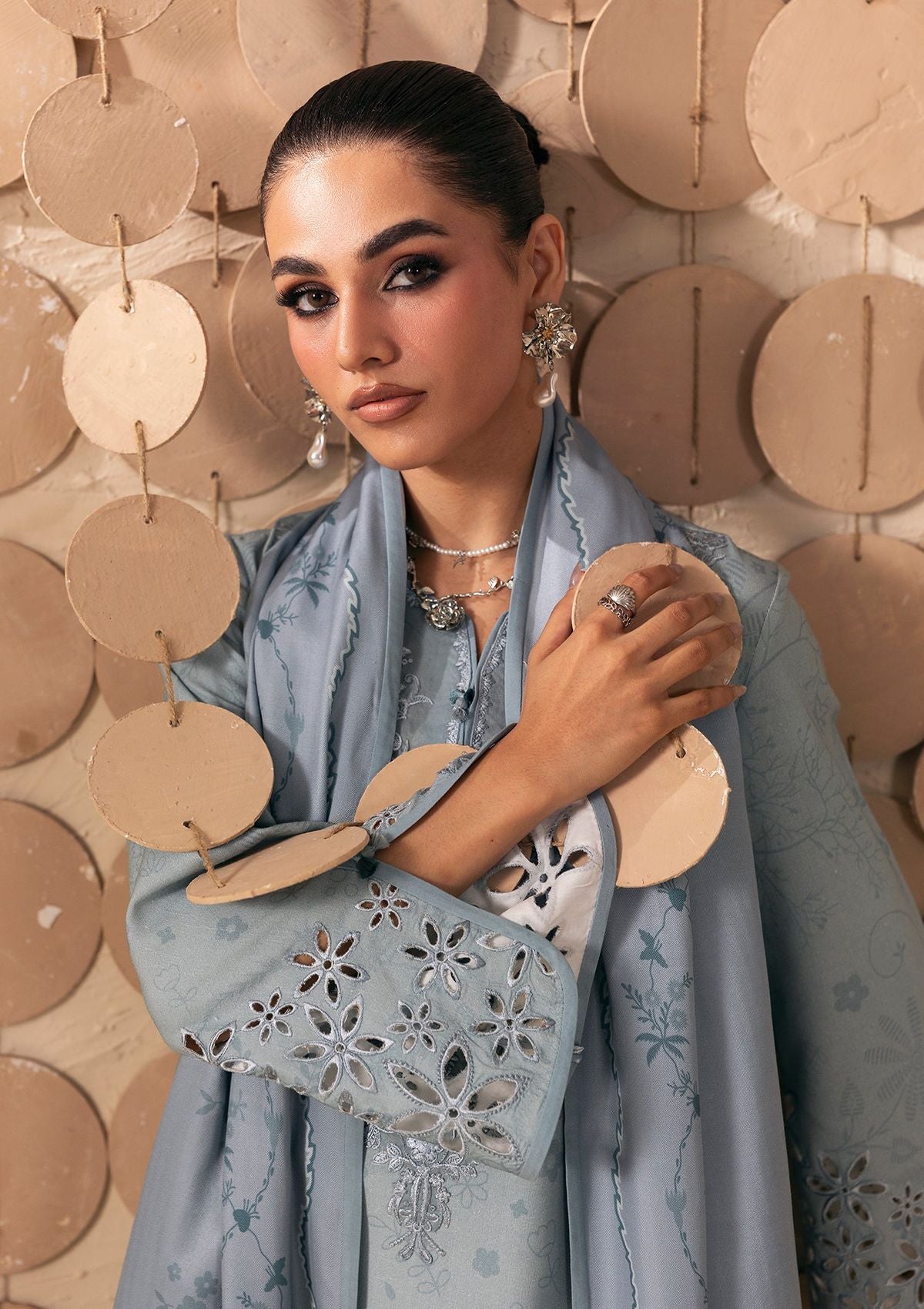 Qalamkar Qprints Linen'26 QPW-04 A Oriana