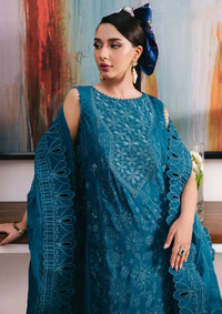 Nureh Eid Escape Luxury Lawn'24 NE-93 ZOEE - Mohsin Saeed Fabrics