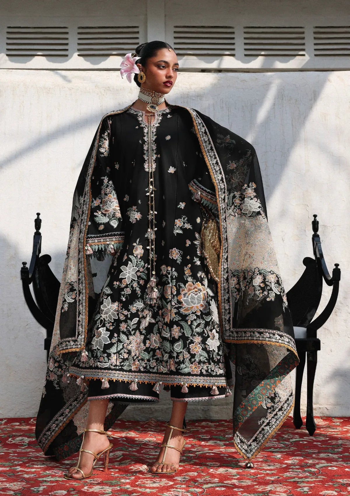 Hussain Rehar Luxury Lawn Eid Edit'26 -Sable