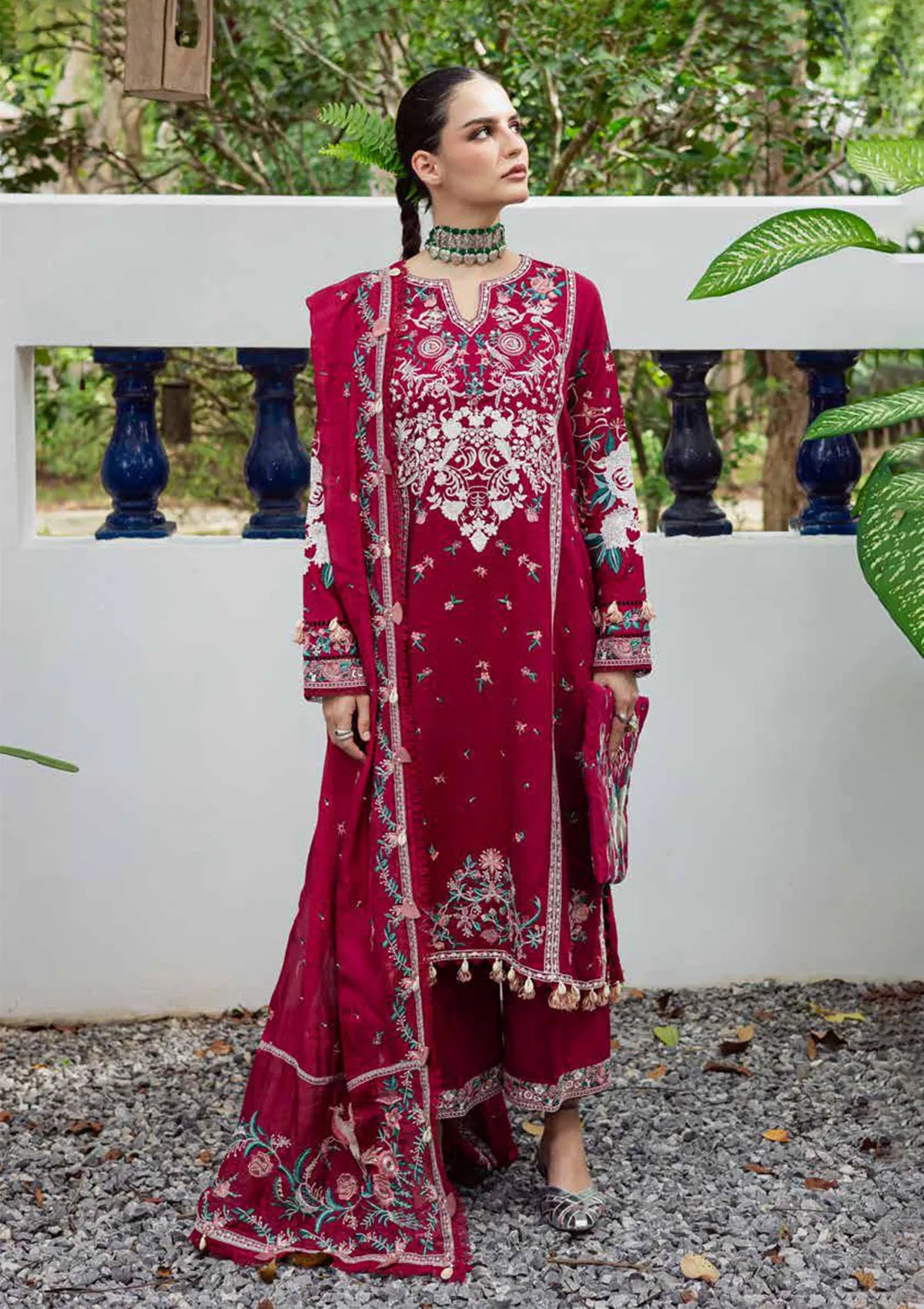 mohsin-saeed-fabrics-affordable-luxury-outfits-for-daily-formal-and-wedding-wear-This-product-is-from-marjjan-lovella-emb-viscose25-mev-46a-reddish-is-available-on-Mohsin-saeed-fabrics-website.