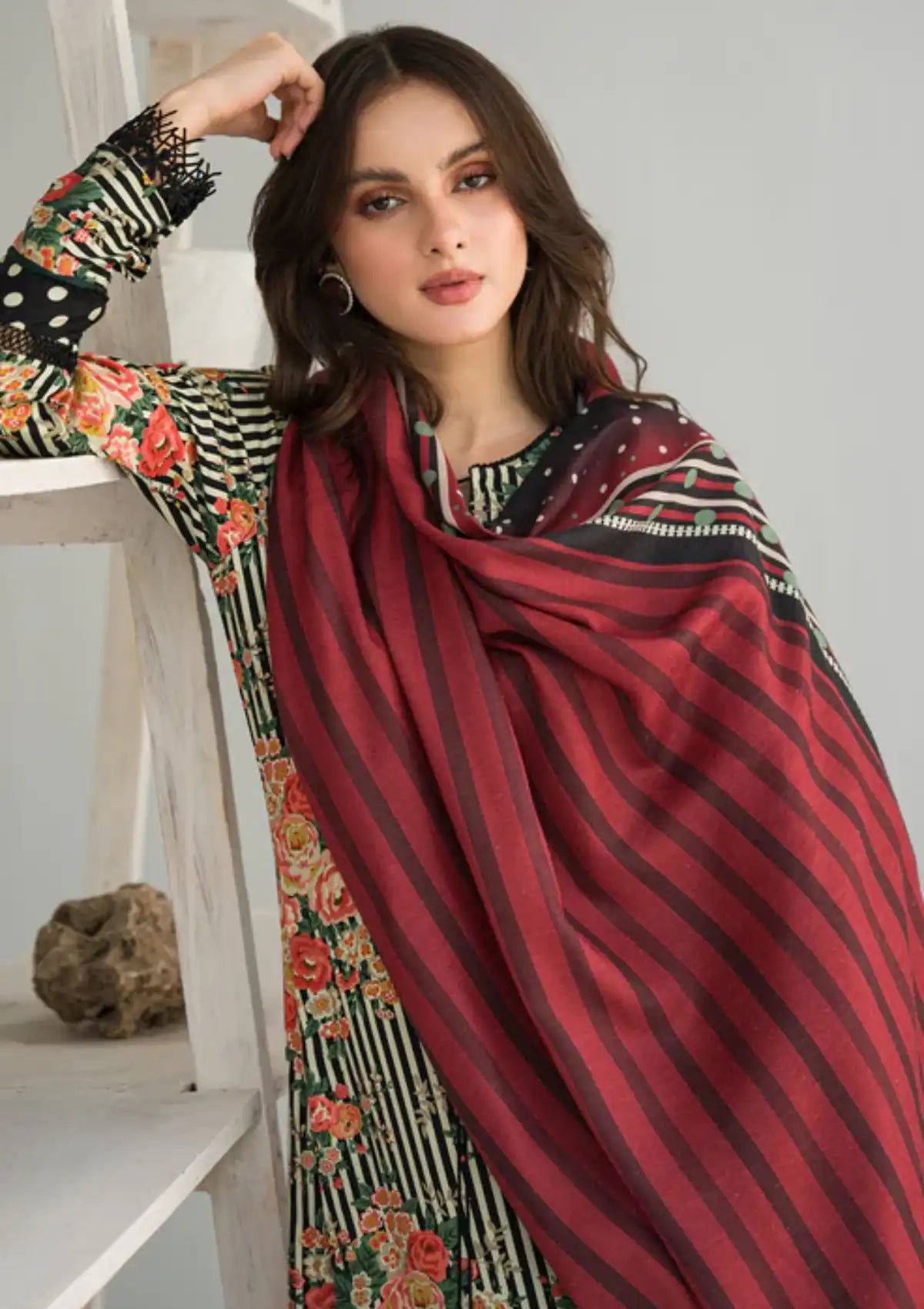 Jazmin Winter Unstitched'23 UWP-0027 - Mohsin Saeed Fabrics