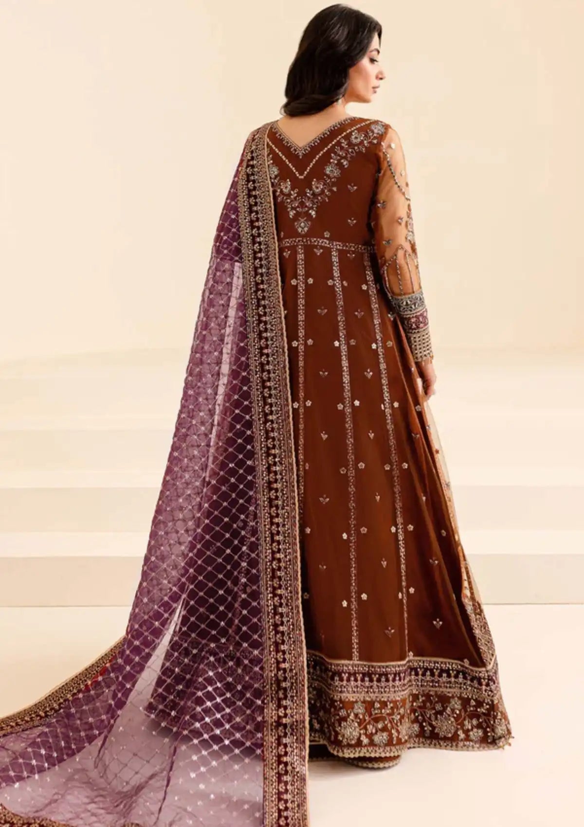 Farasha Lumiere Festive Formals'25 D-07 CRIMSON ALLURE