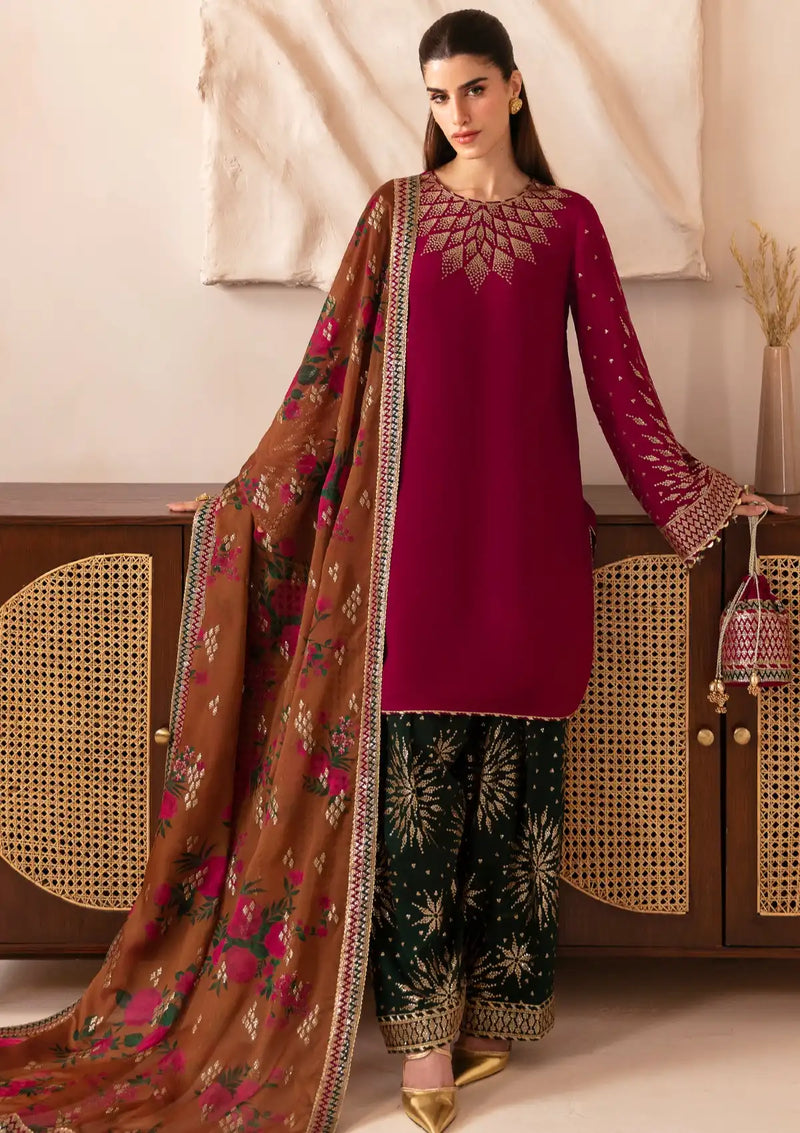 Jazmin Emb Raw Silk'24 UR-7038