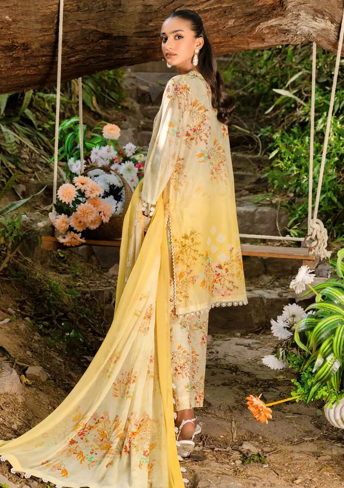 Muscari Luxury Emb Lawn'24 MELC-729 - Mohsin Saeed Fabrics