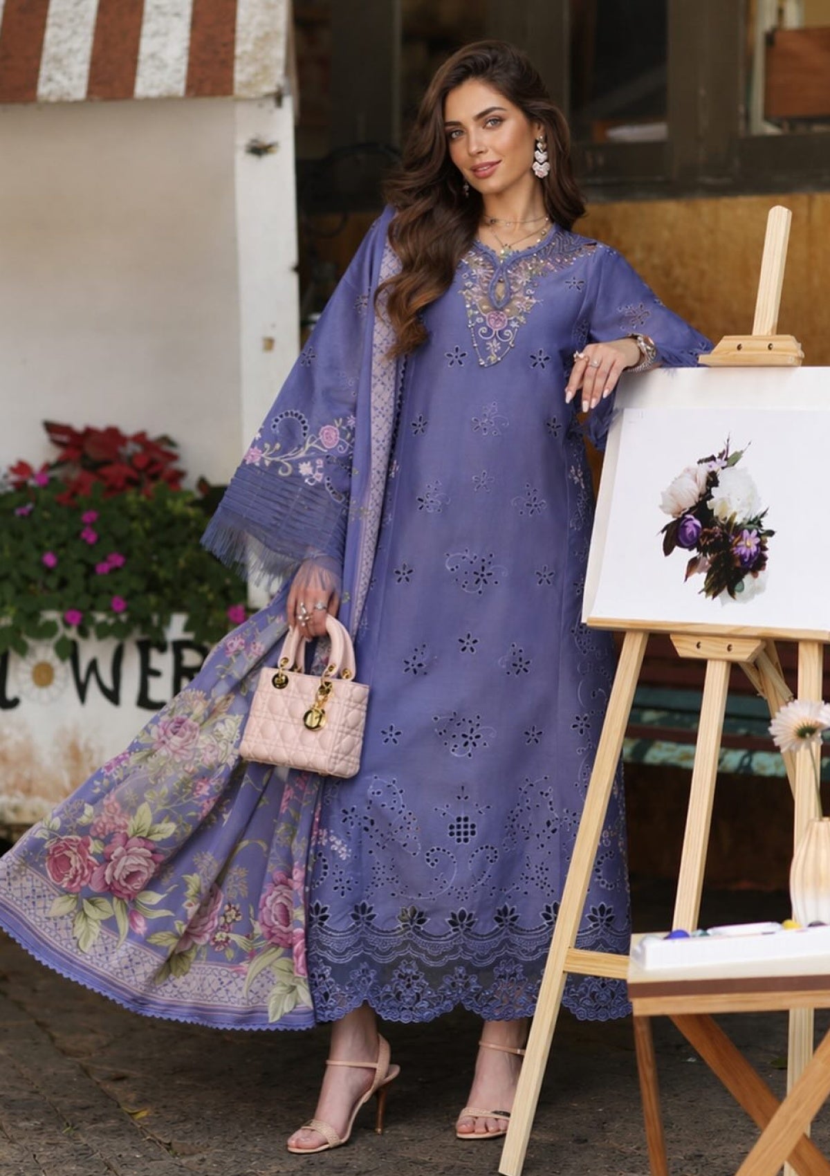 Noor by Saadia Asad Luxury Eid Schiffli Laserkari'26 D-09