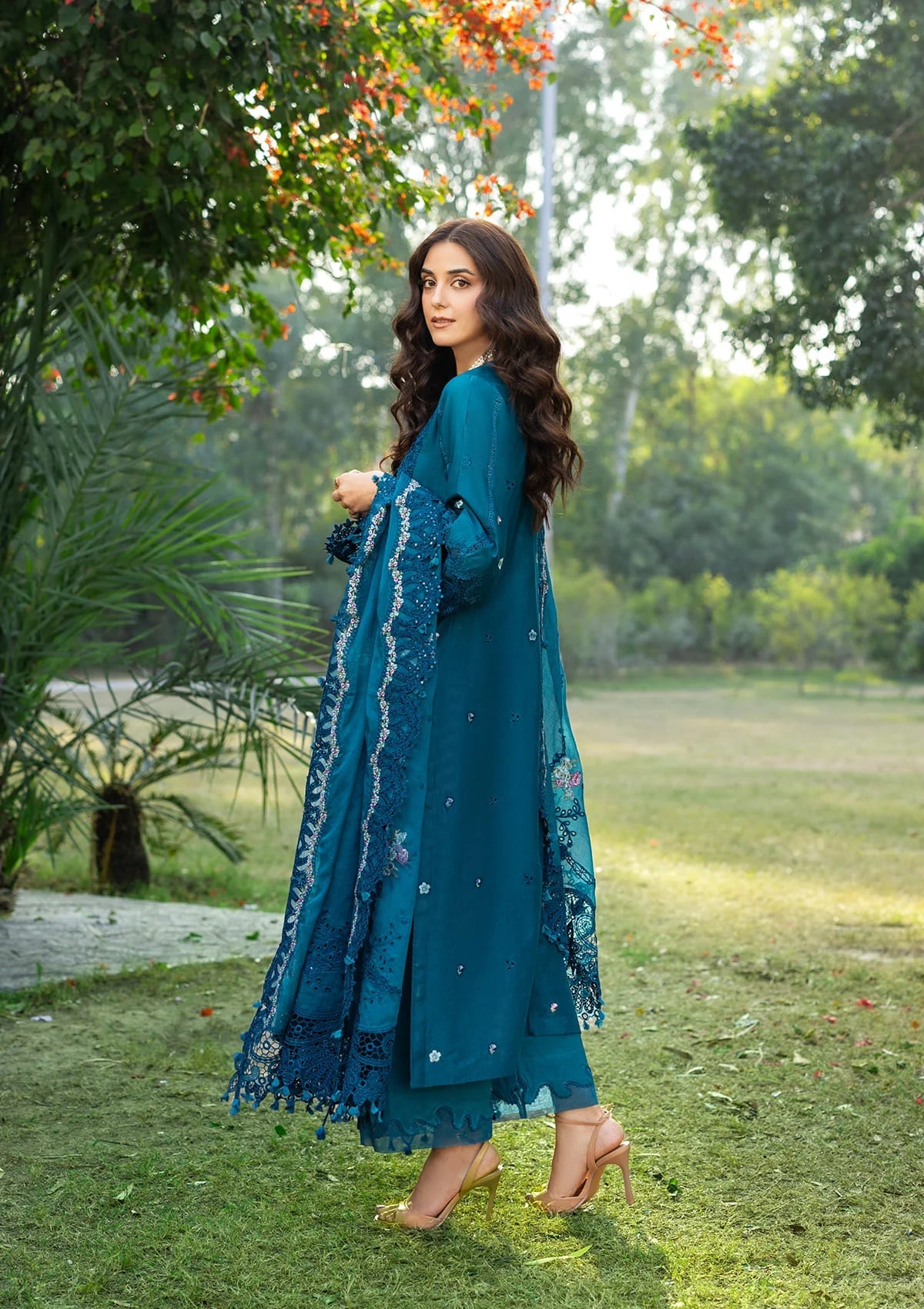 Elaf Luxury Lawn'26 ELY-06 SAPPHIRE