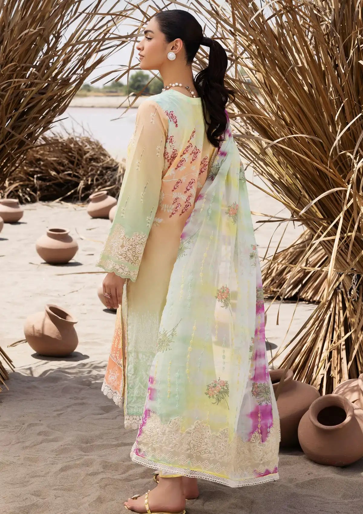 Muscari Premium Emb Lawn'24 MPEC-2026 - Mohsin Saeed Fabrics
