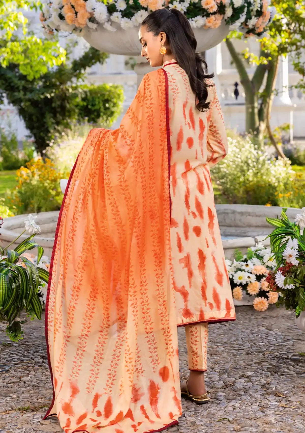 Muscari Luxury Emb Lawn'24 MELC-727 - Mohsin Saeed Fabrics