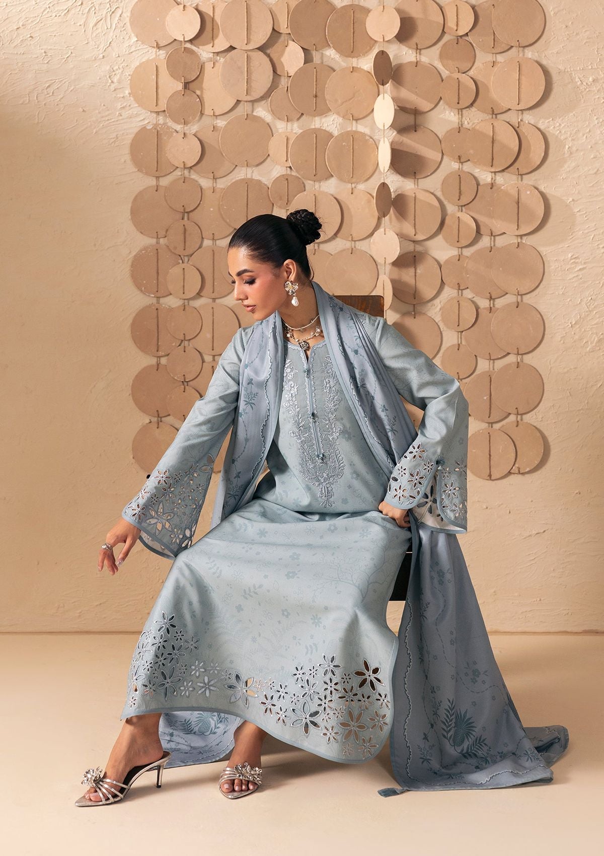 Qalamkar Qprints Linen'26 QPW-04 A Oriana
