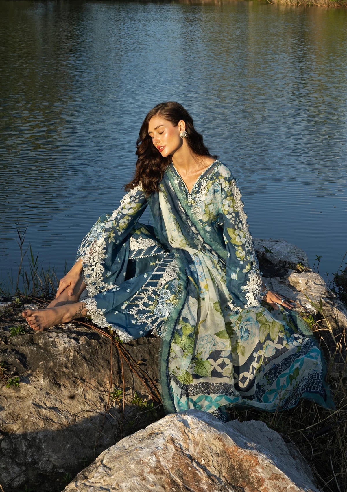 Elaf Signature Lawn'26 ESA-7B SEA ENCHANTRESS