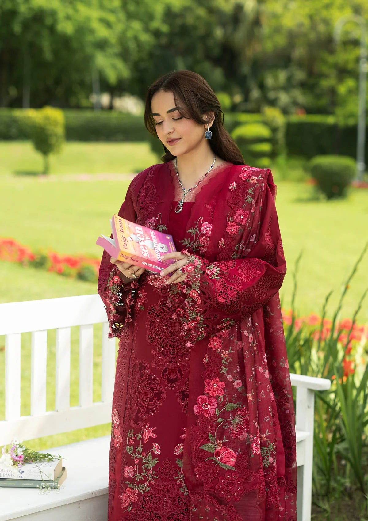 Elaf Luxury Lawn Vol-2'26 ELQ-4A FALLING PETALS