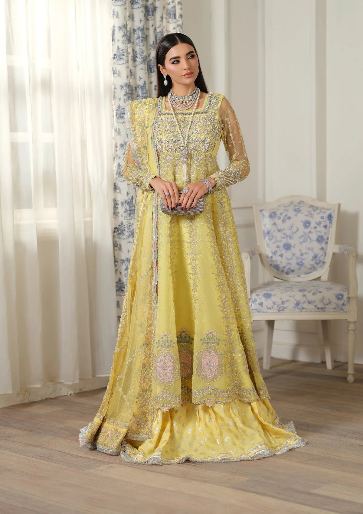Maryam Hussain Meer Luxury Chiffon'26 D-03 Ghazal