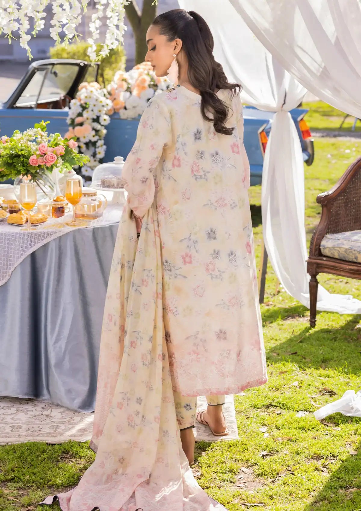 Muscari Luxury Emb Lawn'24 MELC-722 - Mohsin Saeed Fabrics