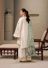 Elaf E-Craft Chikankari Lawn'26 EHC-1A VANILLA