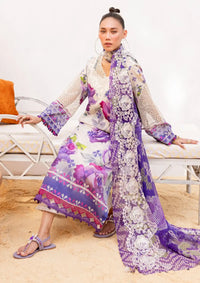 Nureh Gardenia Emb Lawn'24 NS-138-A - Mohsin Saeed Fabrics