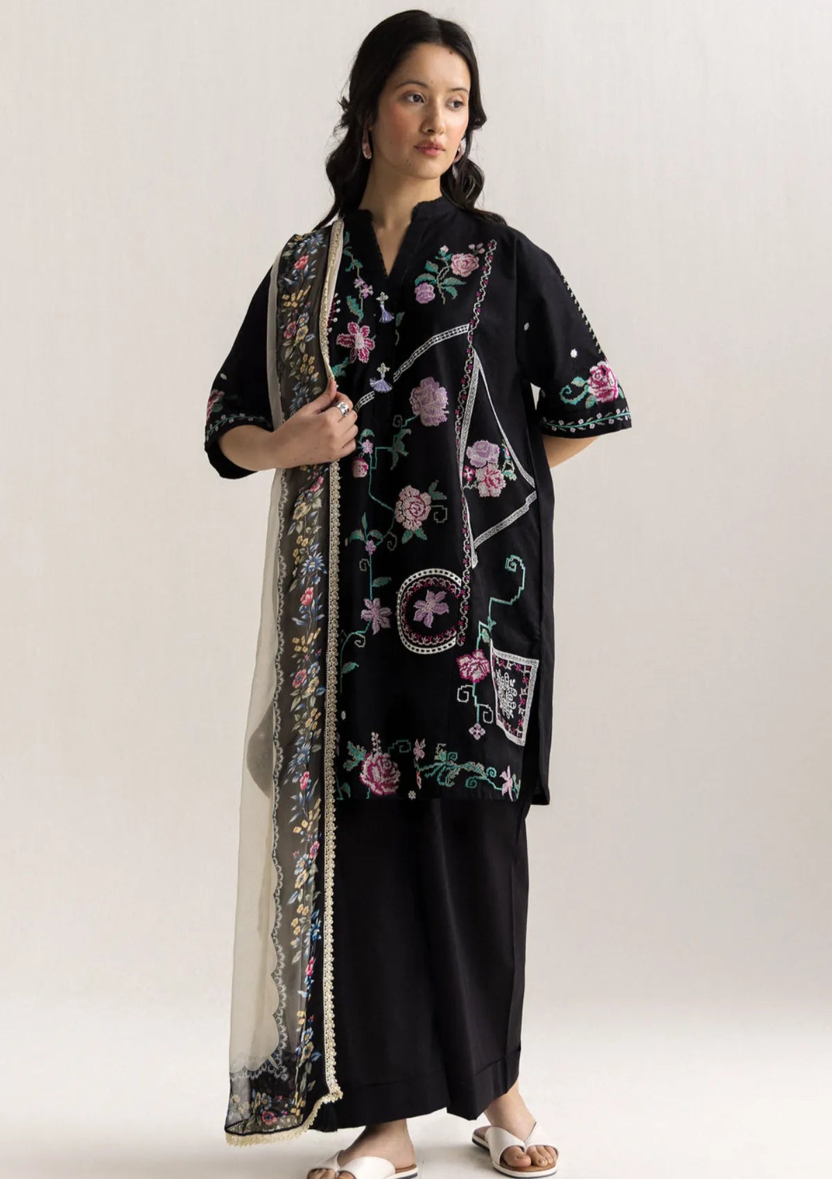 Coco By Zara Shahjahan Edit'2 Lawn'26 D-06A Ines