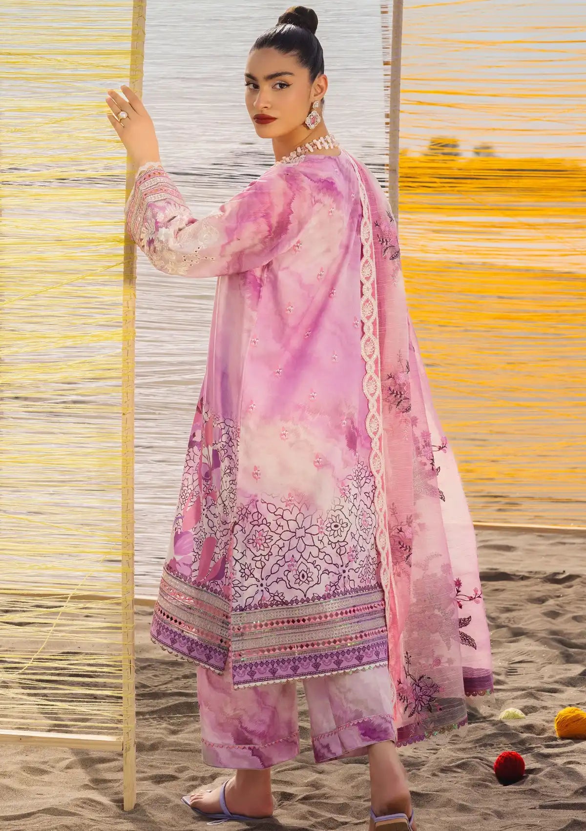 Muscari Premium Emb Lawn'24 MPEC-2025 - Mohsin Saeed Fabrics