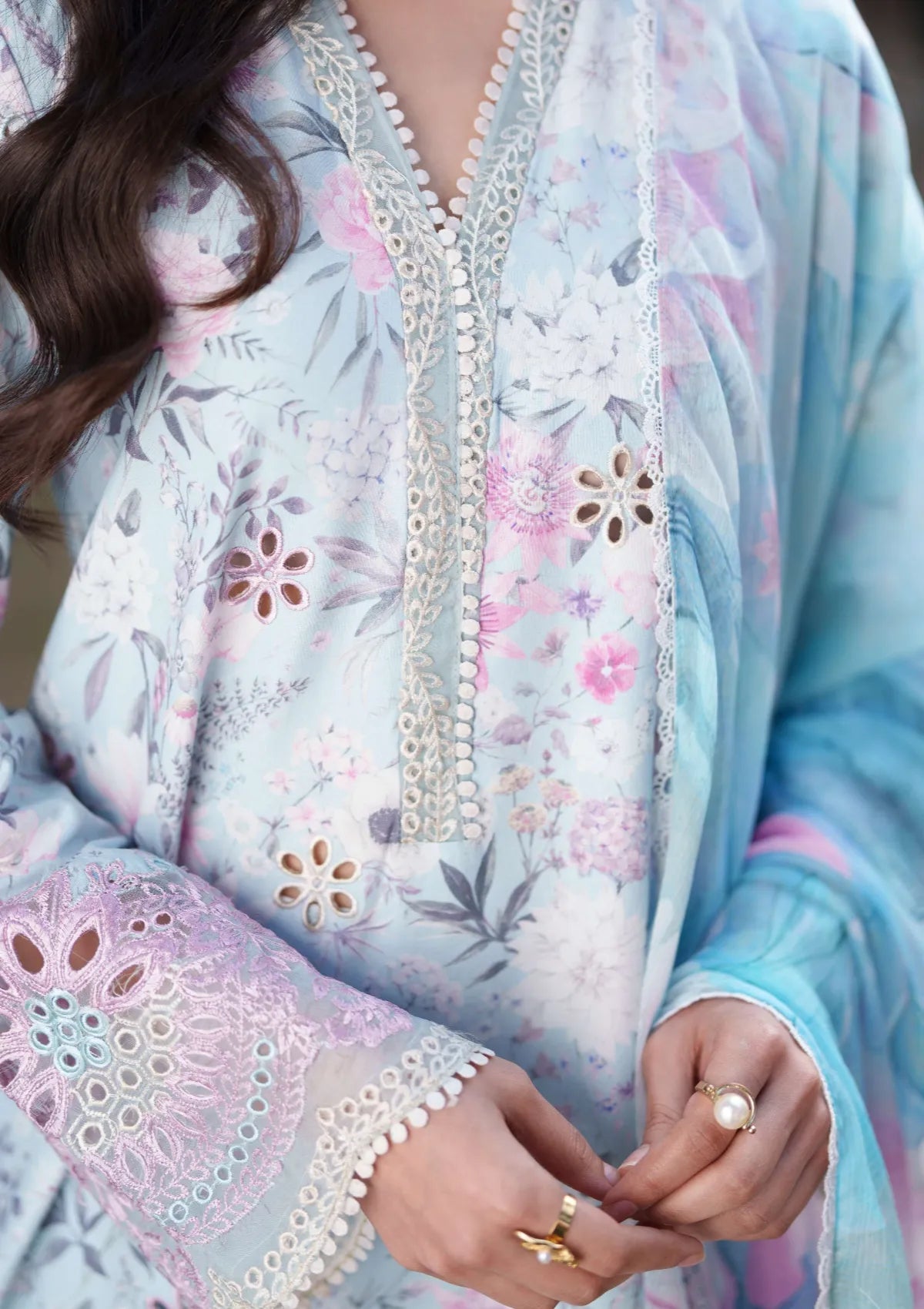 Neeshay Summer Lines Printkari'26 -FLEURIE