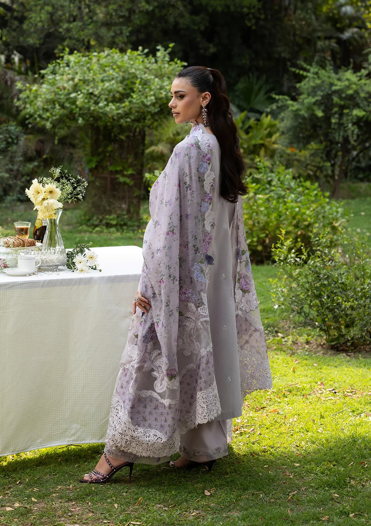Elaf Luxury Lawn Vol-2'26 ELQ-4B PURE PLUM