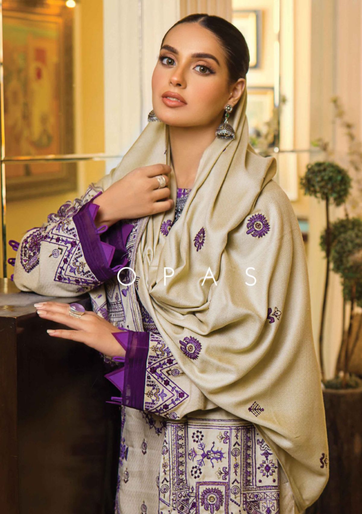 Rang Rasiya Winte'21 D-15 Opas - Mohsin Saeed Fabrics