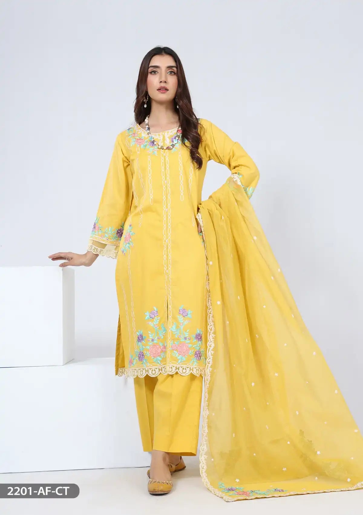 ShaPosh Casual Pret (2201-AF-R.CT) - Mohsin Saeed Fabrics
