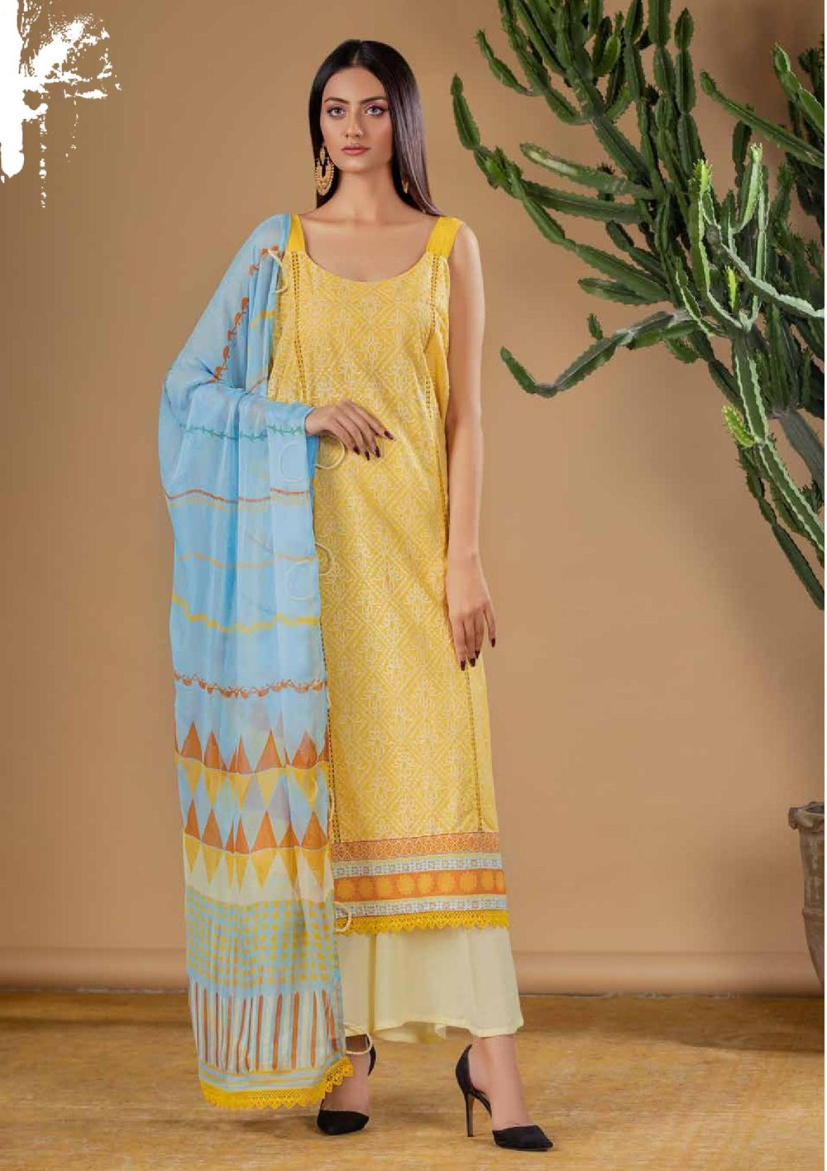 Dastoor By Wania'23 Vol-01 WP-56 - Mohsin Saeed Fabrics
