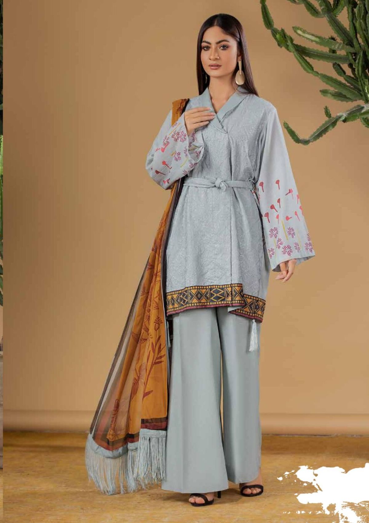 Dastoor By Wania'23 Vol-01 WP-57 - Mohsin Saeed Fabrics