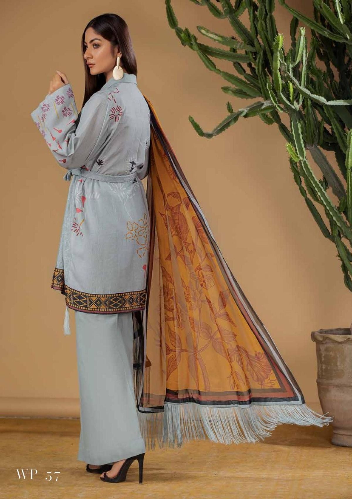 Dastoor By Wania'23 Vol-01 WP-57 - Mohsin Saeed Fabrics