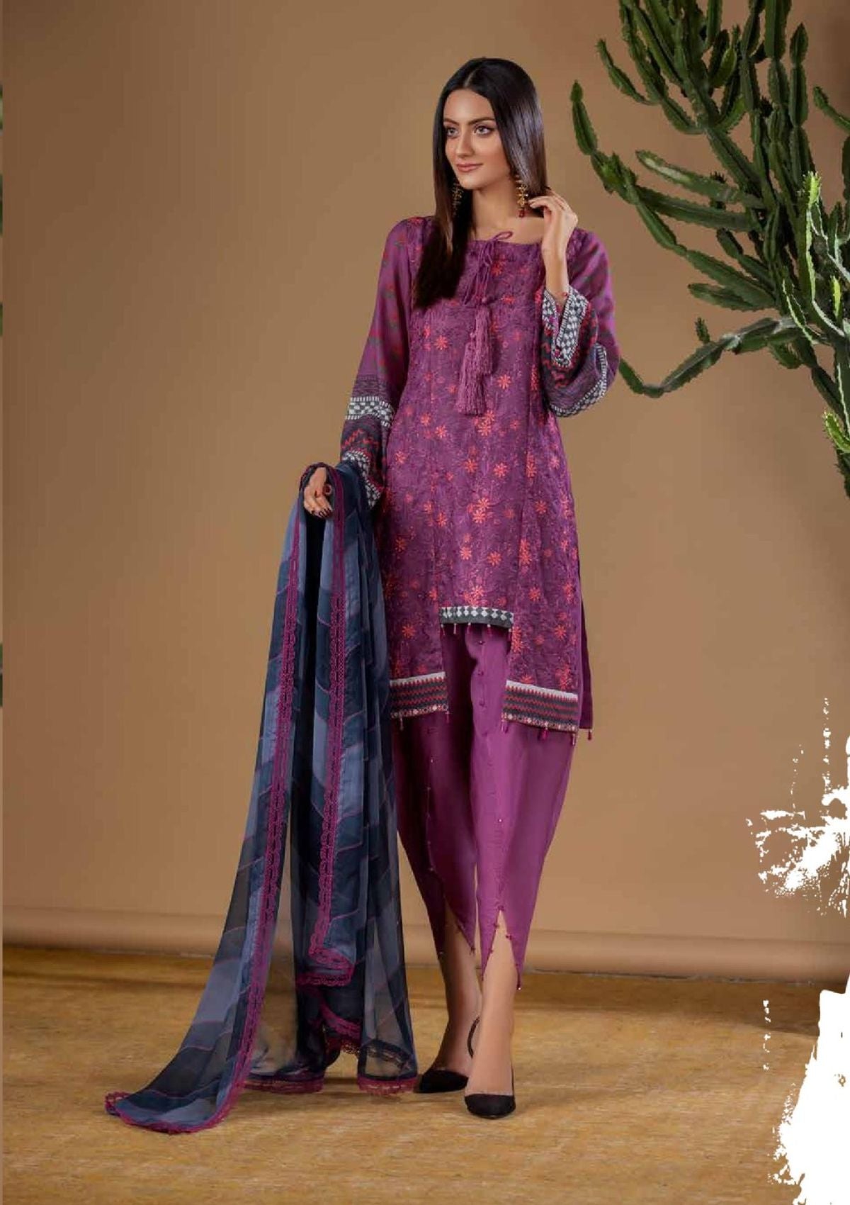 Dastoor By Wania'23 Vol-01 WP-55 - Mohsin Saeed Fabrics
